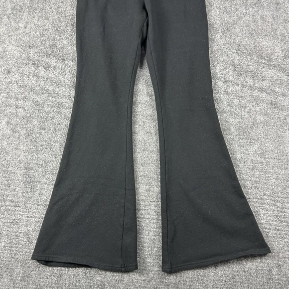 Hollister Sweatpants Womens XS Black Ultra High-Rise Flare Leg Fleece Lounge - Picture 2 of 7